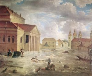 THE FIRST FLOOD IN ST.PETERSBURG